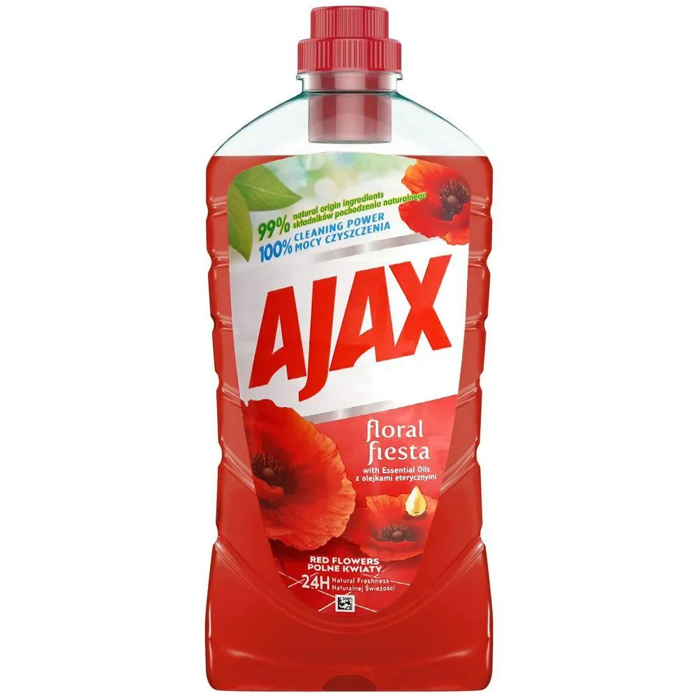 ajax płyn do podłóg, płyn do podłogi , płyn do mycia podłóg , płyn do dezynfekcji podłogi, profesjonalny płyn do mycia podłóg