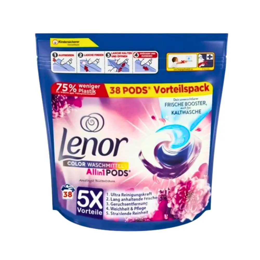 Lenor kapsułki , lenor amethyst . chemia niemiecka, chemia importowana