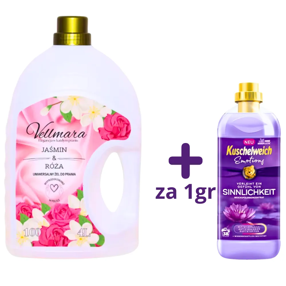 vellmara, żel do prania, kwiatowy żel do prania , softlan , płyn do płukania softlan