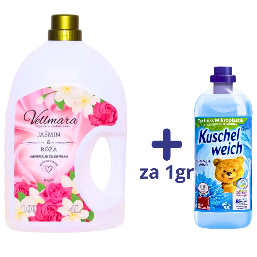 vellmara, żel do prania, kwiatowy żel do prania , softlan , płyn do płukania softlan