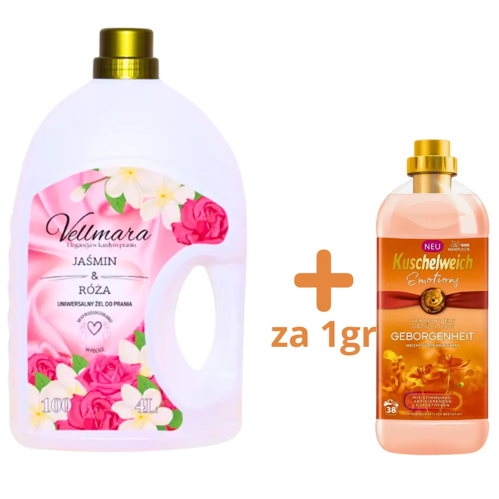 vellmara, żel do prania, kwiatowy żel do prania , softlan , płyn do płukania softlan