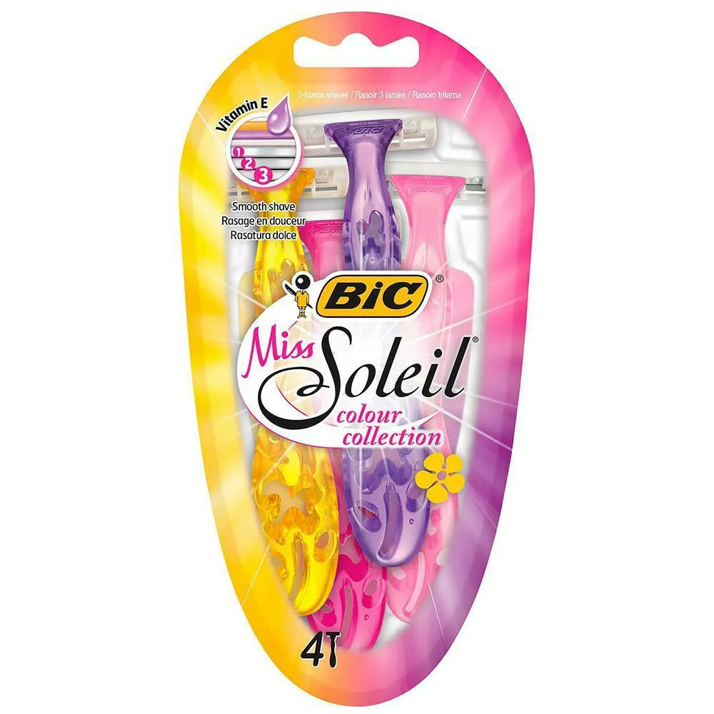Maszynka do golenia BIC 4szt Miss Soleil